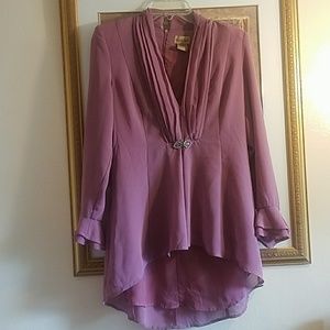 Midnight velvet high and low beautiful blouse 6